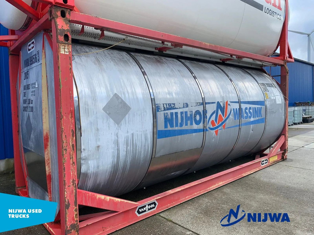 Vanhool TCIS20-27/4 20 FT Container - Non ADR - Tank konteiners: foto 1 Vanhool TCIS20-27/4 20 FT Container - Non ADR - Tank konteiners: foto 1