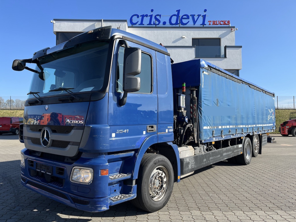 Mercedes-Benz 2541 6x2 Atlas 135.2E Pritsche 8,20 m - Bortu kravas automašīna/ Platforma, Kravas auto ar manipulatoru: foto 1 Mercedes-Benz 2541 6x2 Atlas 135.2E Pritsche 8,20 m - Bortu kravas automašīna/ Platforma, Kravas auto ar manipulatoru: foto 1