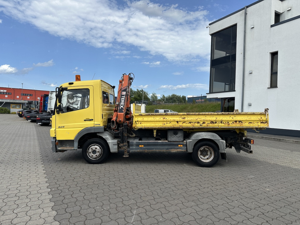 Kravas automašīna pašizgāzējs, Kravas auto ar manipulatoru Mercedes-Benz 924 4x2  Meiller Terex   Atlas 65.2 Kran: foto 7