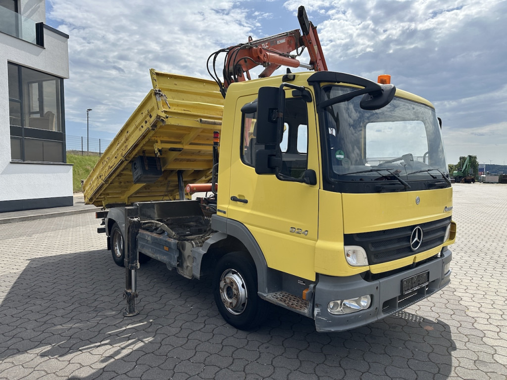 Kravas automašīna pašizgāzējs, Kravas auto ar manipulatoru Mercedes-Benz 924 4x2  Meiller Terex   Atlas 65.2 Kran: foto 13