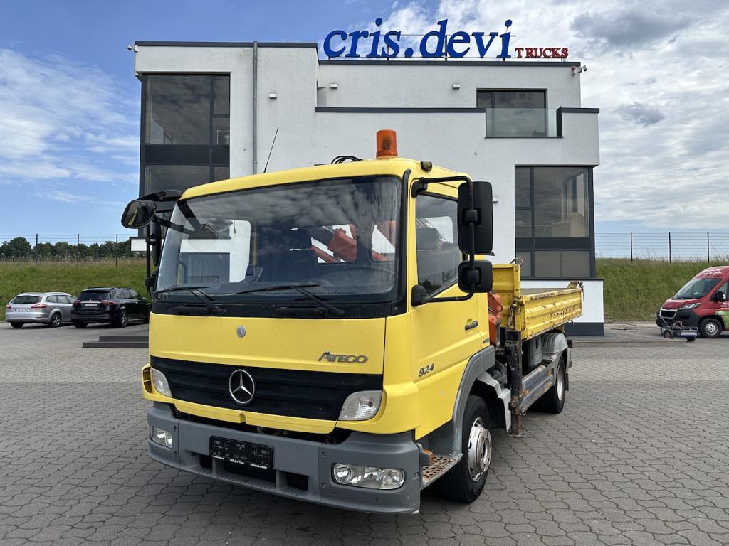 Kravas automašīna pašizgāzējs, Kravas auto ar manipulatoru Mercedes-Benz 924 4x2  Meiller Terex   Atlas 65.2 Kran: foto 6