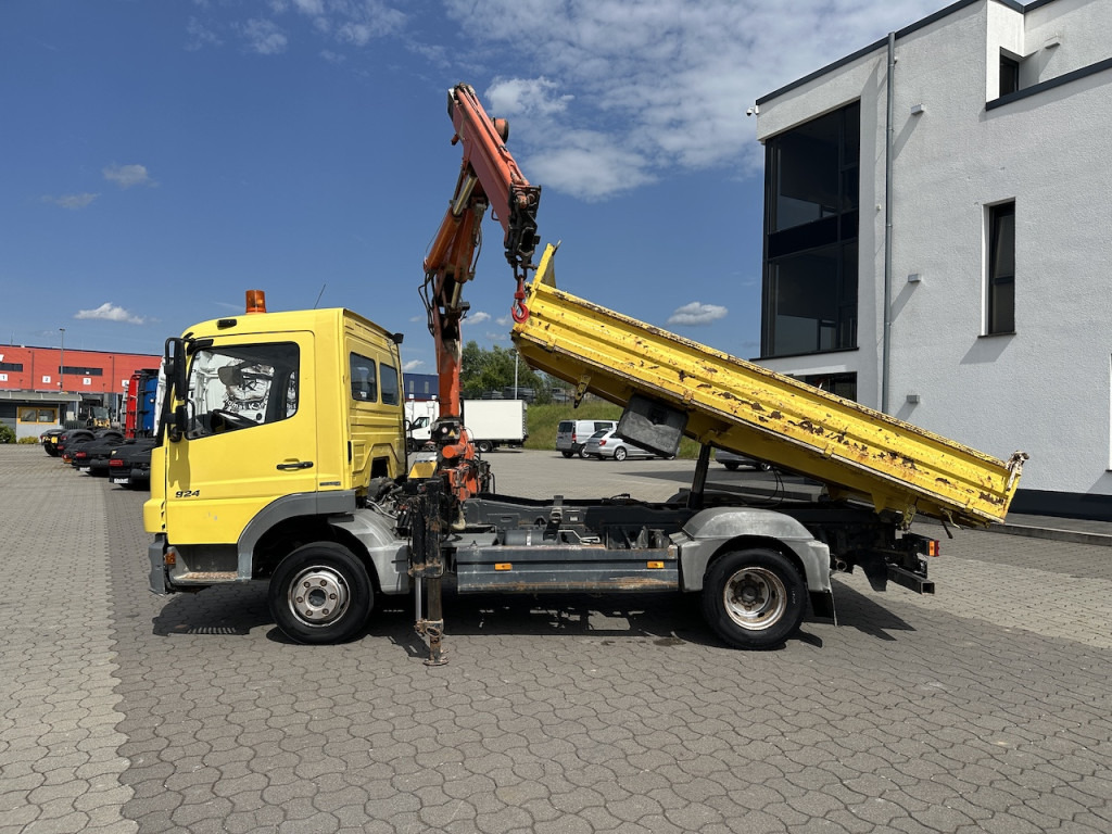 Kravas automašīna pašizgāzējs, Kravas auto ar manipulatoru Mercedes-Benz 924 4x2  Meiller Terex   Atlas 65.2 Kran: foto 8