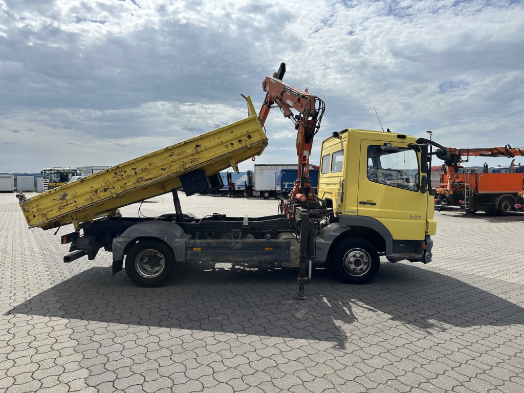 Kravas automašīna pašizgāzējs, Kravas auto ar manipulatoru Mercedes-Benz 924 4x2  Meiller Terex   Atlas 65.2 Kran: foto 12