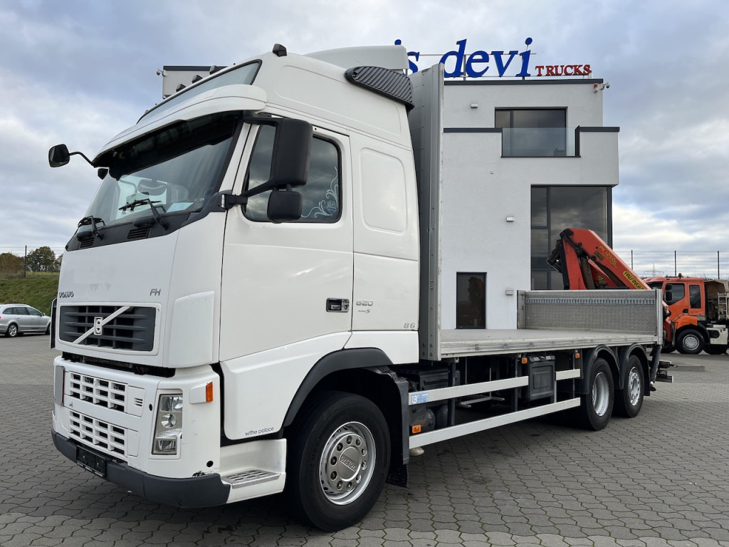 Volvo FH 520 6x2 Palfinger PK 12502 | AHK - Kravas auto ar manipulatoru, Bortu kravas automašīna/ Platforma: foto 1 Volvo FH 520 6x2 Palfinger PK 12502 | AHK - Kravas auto ar manipulatoru, Bortu kravas automašīna/ Platforma: foto 1