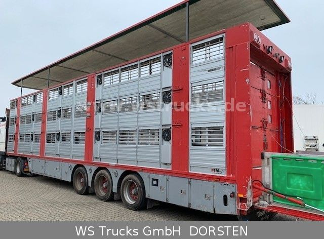 Finkl 3 Stock Ausahrbares Dach Vollalu Typ 2 - Puspiekabe dzīvnieku pārvadāšanai: foto 2 Finkl 3 Stock Ausahrbares Dach Vollalu Typ 2 - Puspiekabe dzīvnieku pārvadāšanai: foto 2