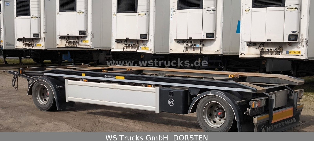 Hüffermann HAR 20.67 Abrollanhänger Doppelbereifung - Multilift/ Būvgružu konteinera piekabe: foto 1 Hüffermann HAR 20.67 Abrollanhänger Doppelbereifung - Multilift/ Būvgružu konteinera piekabe: foto 1