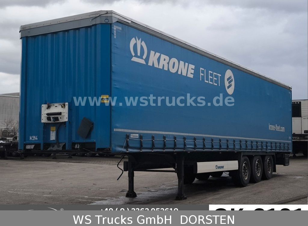 Krone SD 27 Planauflieger mit Edscha | ABS, EBS, XL - Tenta puspiekabe: foto 1 Krone SD 27 Planauflieger mit Edscha | ABS, EBS, XL - Tenta puspiekabe: foto 1