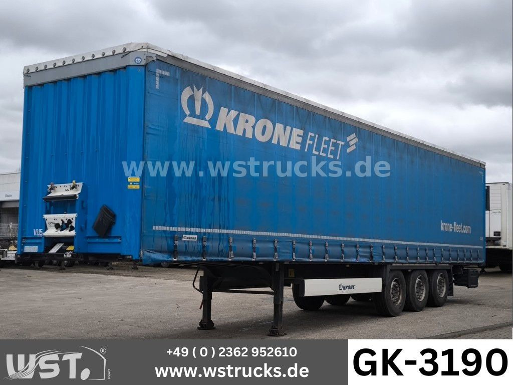 Krone SD 27 Planauflieger mit Edscha | ABS, EBS, XL - Tenta puspiekabe: foto 1 Krone SD 27 Planauflieger mit Edscha | ABS, EBS, XL - Tenta puspiekabe: foto 1