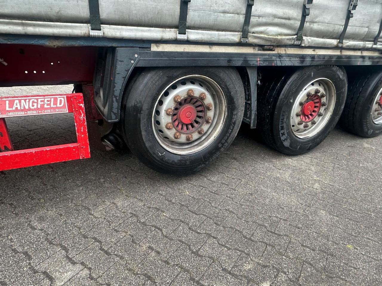 Tenta puspiekabe Krone SDP27   Profiliner Edscher  XL , SAF Scheibenbre: foto 13