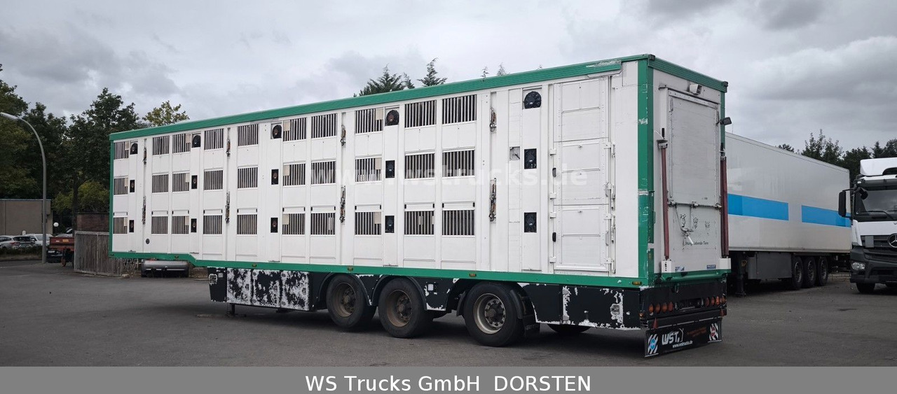 Menke-Janzen 3 Stock , Lenkachse , Hubdach - Puspiekabe dzīvnieku pārvadāšanai: foto 4 Menke-Janzen 3 Stock , Lenkachse , Hubdach - Puspiekabe dzīvnieku pārvadāšanai: foto 4
