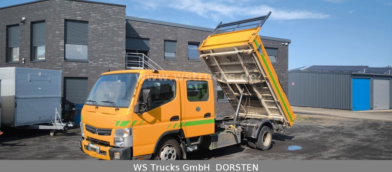 Komercauto pašizgāzējs, Kravas-pasažieru furgons Mitsubishi Canter-DREISEITENKIPPER-DoKa-7.SITZER-EURO6: foto 13