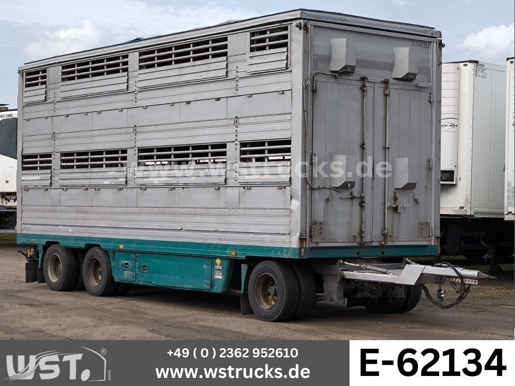 Pezzaioli 2 Stock RBA31F ausfahrbares Dach Viehanhänger - Piekabe dzīvnieku pārvadāšanai: foto 1 Pezzaioli 2 Stock RBA31F ausfahrbares Dach Viehanhänger - Piekabe dzīvnieku pārvadāšanai: foto 1