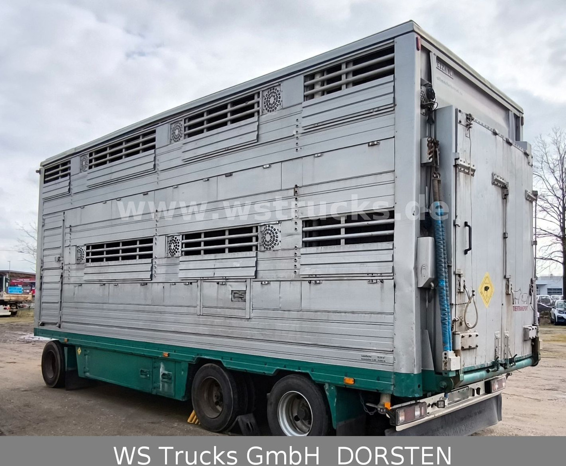 Pezzaioli 2 Stock RBA31F ausfahrbares Dach Viehanhänger - Piekabe dzīvnieku pārvadāšanai: foto 4 Pezzaioli 2 Stock RBA31F ausfahrbares Dach Viehanhänger - Piekabe dzīvnieku pārvadāšanai: foto 4