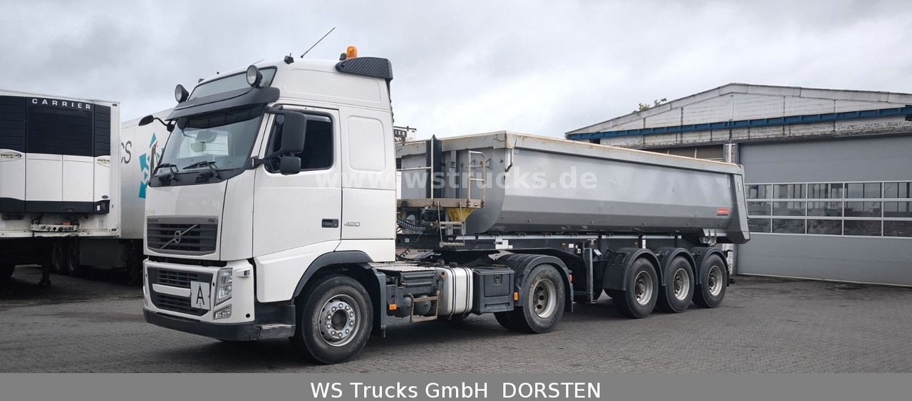Volvo FH 420 SZM + Langendorf Kipper BPW Trommel - Vilcējs: foto 1 Volvo FH 420 SZM + Langendorf Kipper BPW Trommel - Vilcējs: foto 1