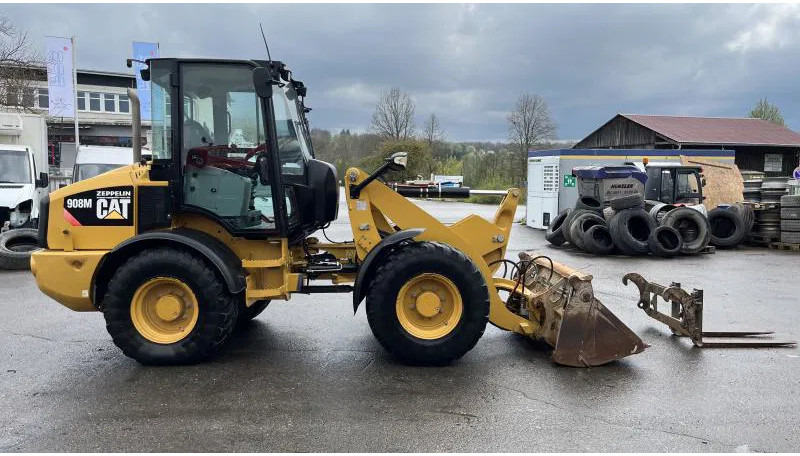 Caterpillar 908 M Klappschaufel+Pal.gabel Schnellwechsl. 908 M 4x4 Klappschaufel+Pal.gabel Schnellwechsl. - Riteņu iekrāvējs: foto 1 Caterpillar 908 M Klappschaufel+Pal.gabel Schnellwechsl. 908 M 4x4 Klappschaufel+Pal.gabel Schnellwechsl. - Riteņu iekrāvējs: foto 1