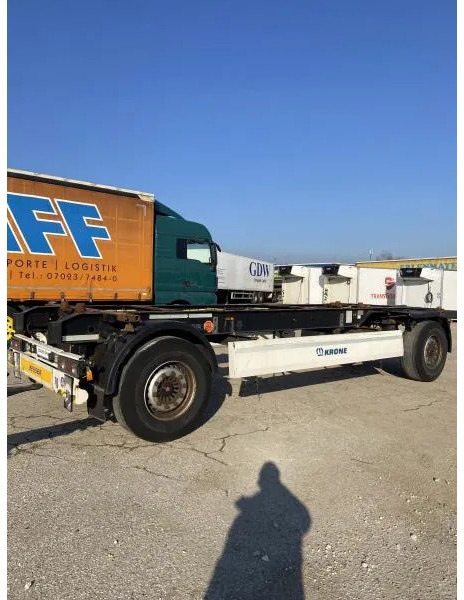 Krone 2- Achs Lafette !! HU/ TÜV NEU !! 2- Achs Lafette !! HU/ TÜV NEU !! - Piekabe noņemamā virsbūve/ Konteineru vedējs: foto 2 Krone 2- Achs Lafette !! HU/ TÜV NEU !! 2- Achs Lafette !! HU/ TÜV NEU !! - Piekabe noņemamā virsbūve/ Konteineru vedējs: foto 2