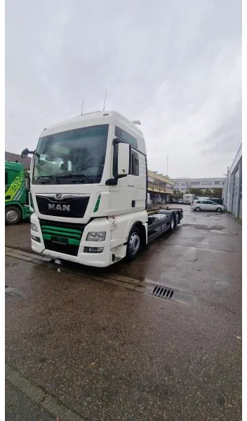 MAN 460 FLL BDF 6x2 Volum WANTEC Mulltiw.Lenkachse E6 - Konteineru vedējs/ Kravas automašīna ar noņemamā virsbūve: foto 1 MAN 460 FLL BDF 6x2 Volum WANTEC Mulltiw.Lenkachse E6 - Konteineru vedējs/ Kravas automašīna ar noņemamā virsbūve: foto 1