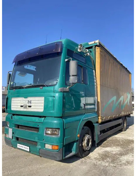 MAN TGA 18.310 BL XXL Jumbo Pritsche Schiebepl. - Kravas automašīna ar tentu: foto 1 MAN TGA 18.310 BL XXL Jumbo Pritsche Schiebepl. - Kravas automašīna ar tentu: foto 1