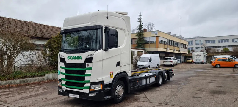 Scania 6X2 BDF Intarder Lenkachse VANTEC hyd Hubr - Konteineru vedējs/ Kravas automašīna ar noņemamā virsbūve: foto 1 Scania 6X2 BDF Intarder Lenkachse VANTEC hyd Hubr - Konteineru vedējs/ Kravas automašīna ar noņemamā virsbūve: foto 1