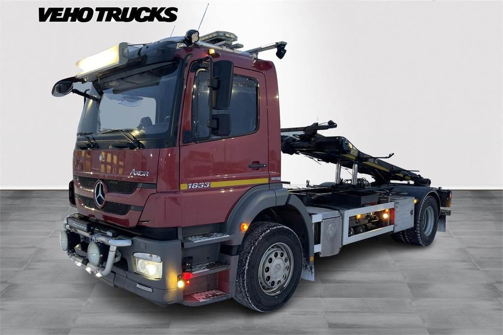 Mercedes-Benz Axor R 1833L - Kravas automašīna - kabeļu sistēma: foto 1 Mercedes-Benz Axor R 1833L - Kravas automašīna - kabeļu sistēma: foto 1