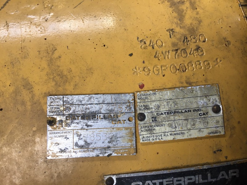 Elektroģenerators Caterpillar 3406B GENERATOR 320 KVA USED: foto 11