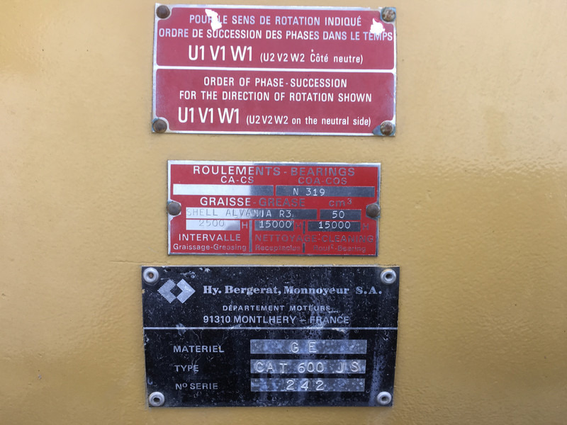 Elektroģenerators Caterpillar 3412 PC 38S GENERATOR 625KVA USED: foto 6