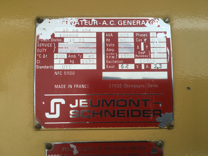 Elektroģenerators Caterpillar 3412 PC 38S GENERATOR 625KVA USED: foto 7