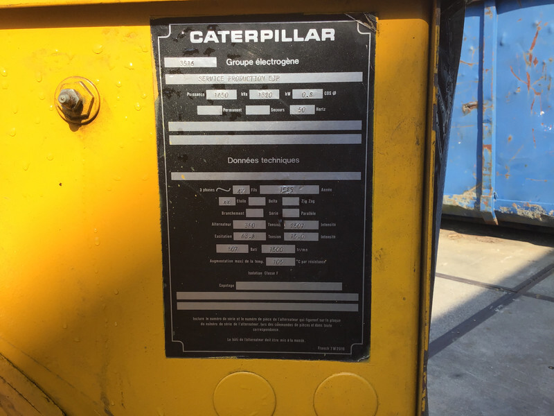 Elektroģenerators Caterpillar 3516 STD GENERATOR 1650 KVA USED: foto 6