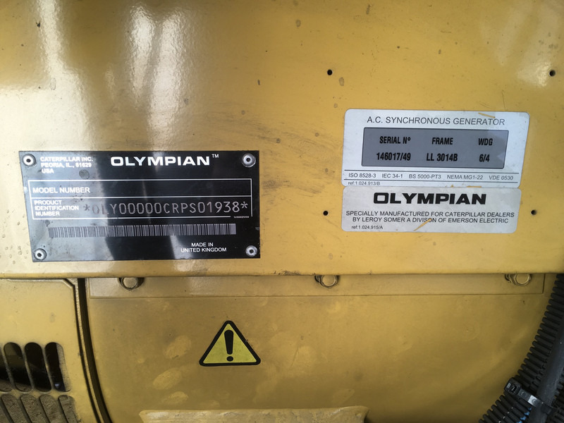 Caterpillar OLYMPIAN GEP110 GENERATOR 110KVA USED - Elektroģenerators: foto 5 Caterpillar OLYMPIAN GEP110 GENERATOR 110KVA USED - Elektroģenerators: foto 5
