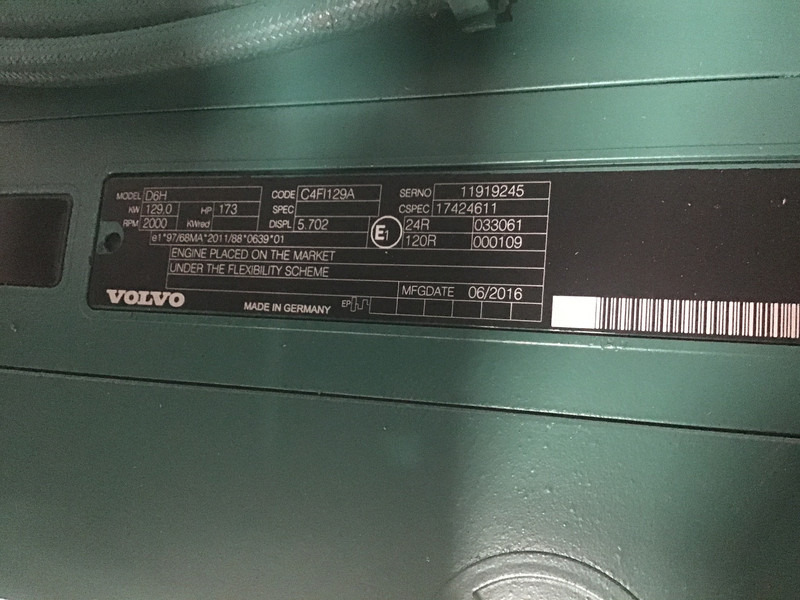 Volvo D6H NEW - Celtniecības tehnika: foto 5 Volvo D6H NEW - Celtniecības tehnika: foto 5