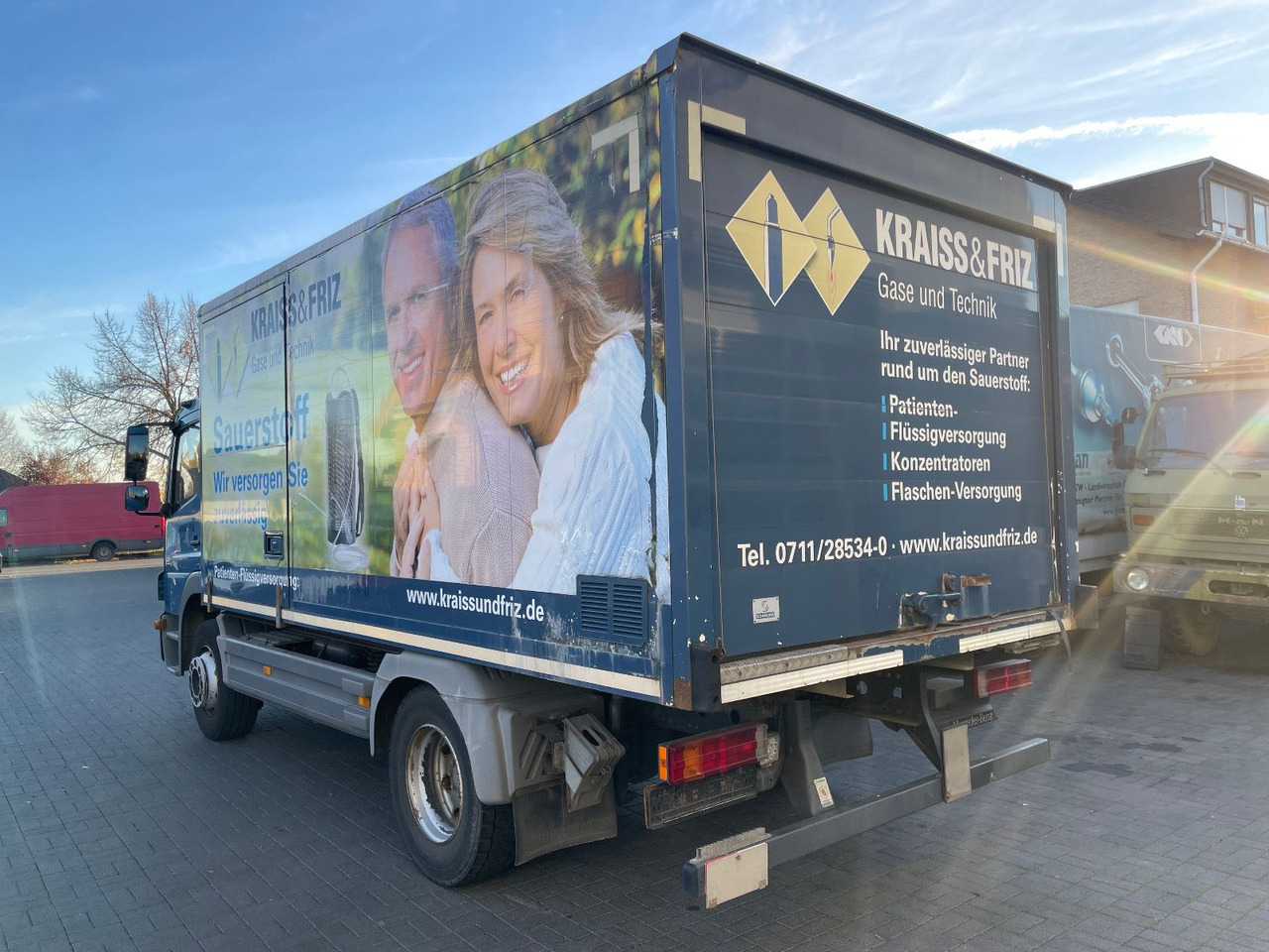 Mercedes-Benz Atego 2 6-Zyl. 4x2 1224 Klima, Radstand: 3.56m. - Kravas automašīna ar slēgto virsbūvi: foto 2 Mercedes-Benz Atego 2 6-Zyl. 4x2 1224 Klima, Radstand: 3.56m. - Kravas automašīna ar slēgto virsbūvi: foto 2