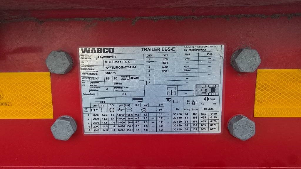 Faymonville Multimax, Multi Z5HWAA, PA-X - Puspiekabe zema profila platforma: foto 5 Faymonville Multimax, Multi Z5HWAA, PA-X - Puspiekabe zema profila platforma: foto 5