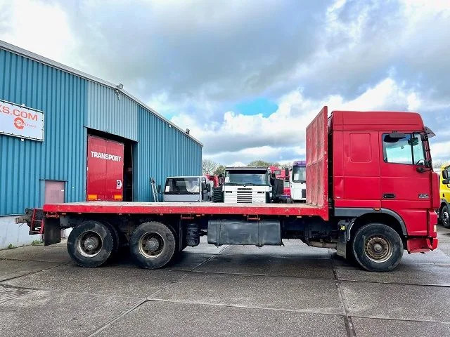 DAF 95-430XF SPACECAB 6x4 FULL STEEL WITH OPEN BODY (EURO 3 / 9.000 KG. FRONT AXLE / FULL STEEL SUSPENSION / REDUCTION AXLES / ZF16 - Bortu kravas automašīna/ Platforma: foto 4 DAF 95-430XF SPACECAB 6x4 FULL STEEL WITH OPEN BODY (EURO 3 / 9.000 KG. FRONT AXLE / FULL STEEL SUSPENSION / REDUCTION AXLES / ZF16 - Bortu kravas automašīna/ Platforma: foto 4