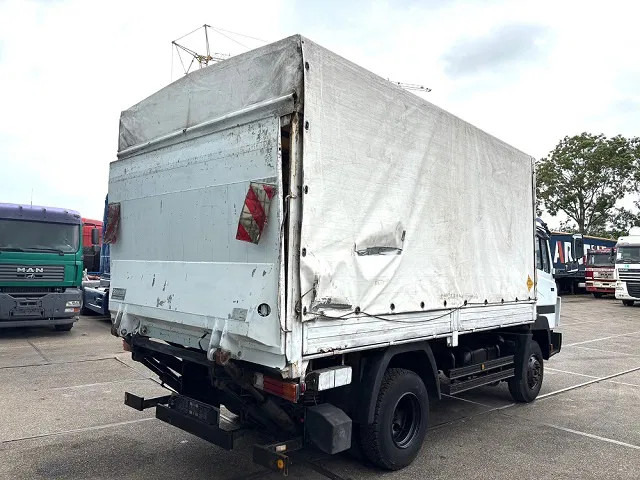 Mercedes-Benz LK 914 (6-CILINDER) WITH TENT BOX (MANUAL GEARBOX / FULL STEEL SUSPENSION / LOADING PLATFORM) - Kravas automašīna ar tentu: foto 3 Mercedes-Benz LK 914 (6-CILINDER) WITH TENT BOX (MANUAL GEARBOX / FULL STEEL SUSPENSION / LOADING PLATFORM) - Kravas automašīna ar tentu: foto 3