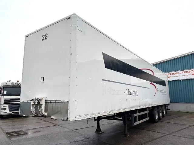 Pacton / JUMBO 3-AXLE CLOSED BOX WITH FULL STEEL CHASSIS (BPW-AXLES / DRUM BRAKES / ABS BRAKE SYSTEM / 13.60 METER) - Puspiekabe slēgtā virsbūve: foto 1 Pacton / JUMBO 3-AXLE CLOSED BOX WITH FULL STEEL CHASSIS (BPW-AXLES / DRUM BRAKES / ABS BRAKE SYSTEM / 13.60 METER) - Puspiekabe slēgtā virsbūve: foto 1