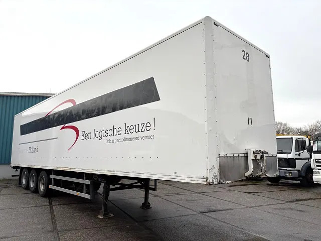 Pacton / JUMBO 3-AXLE CLOSED BOX WITH FULL STEEL CHASSIS (BPW-AXLES / DRUM BRAKES / ABS BRAKE SYSTEM / 13.60 METER) - Puspiekabe slēgtā virsbūve: foto 2 Pacton / JUMBO 3-AXLE CLOSED BOX WITH FULL STEEL CHASSIS (BPW-AXLES / DRUM BRAKES / ABS BRAKE SYSTEM / 13.60 METER) - Puspiekabe slēgtā virsbūve: foto 2