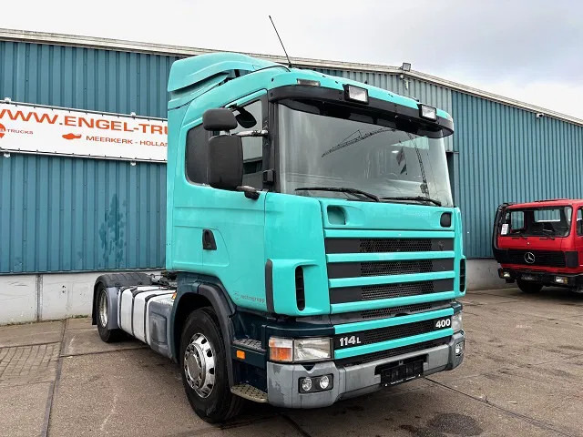 Scania R114-380 LA SLEEPERCAB 4x2 (EURO 2 / MANUAL GEARBOX / HYDRAULIC KIT / P.T.O. / FULL SPOILERSET / ETC.) - Vilcējs: foto 2 Scania R114-380 LA SLEEPERCAB 4x2 (EURO 2 / MANUAL GEARBOX / HYDRAULIC KIT / P.T.O. / FULL SPOILERSET / ETC.) - Vilcējs: foto 2