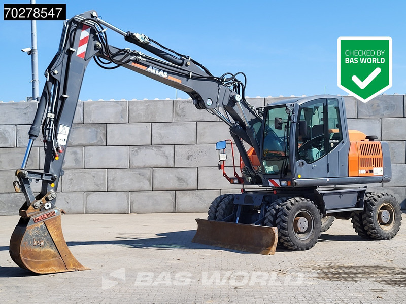 Atlas 160W WEIGHT FROM BROCHURE! - Riteņu ekskavators: foto 1 Atlas 160W WEIGHT FROM BROCHURE! - Riteņu ekskavators: foto 1