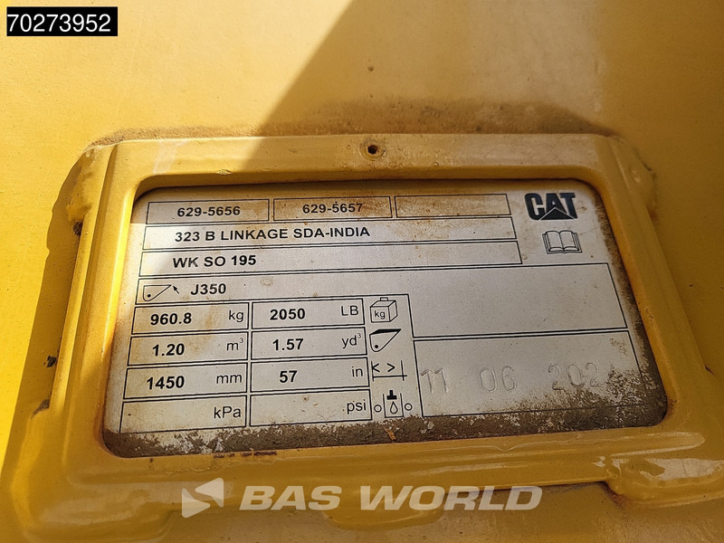 Jaunā Kāpurķēžu ekskavators Caterpillar 323 D3 UNUSED - HAMMERLINE: foto 15
