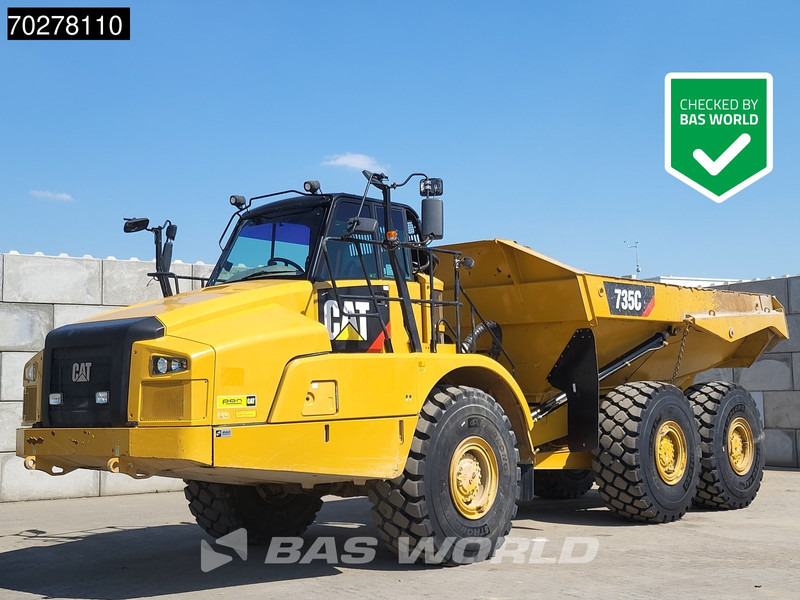 Caterpillar 735 C - Artikulētias pašizgāzējs: foto 1 Caterpillar 735 C - Artikulētias pašizgāzējs: foto 1
