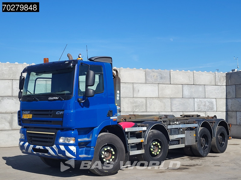 Pacēlājs ar āķi DAF CF 410 8X4 NL-Truck 25tons VDL hooklift steel suspension Euro 5: foto 9