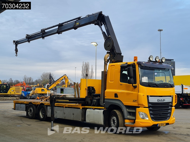 DAF CF 410 CF 6X2 HIAB 244EP-4 HIPRO Crane Kran Lift +Steering Axle Automatic Euro 6 - Bortu kravas automašīna/ Platforma, Kravas auto ar manipulatoru: foto 3 DAF CF 410 CF 6X2 HIAB 244EP-4 HIPRO Crane Kran Lift +Steering Axle Automatic Euro 6 - Bortu kravas automašīna/ Platforma, Kravas auto ar manipulatoru: foto 3