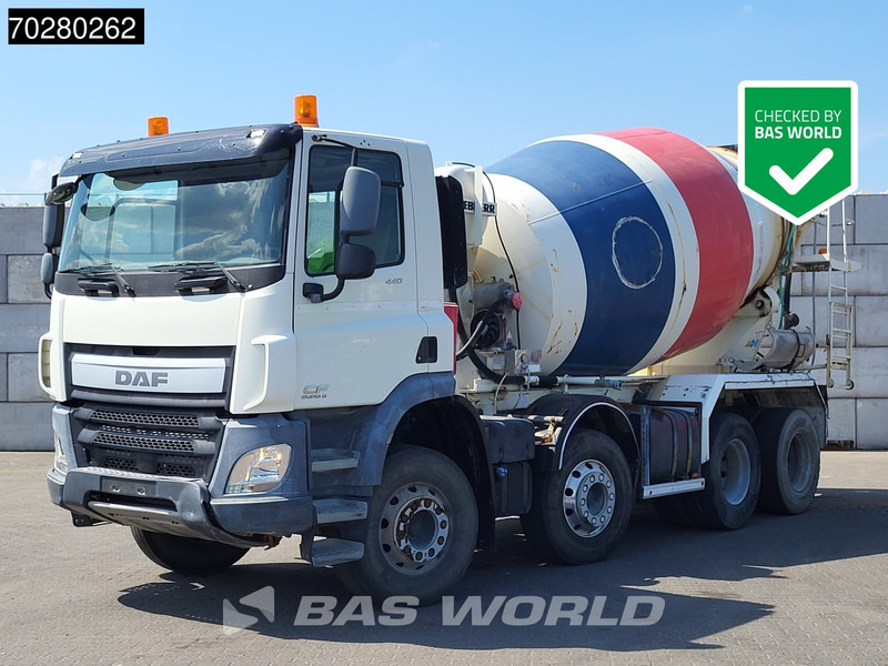 DAF CF 440 8X4 9m3 Liebherr Mixer Automatic Steel suspension Euro 6 - Betonvedējs: foto 1 DAF CF 440 8X4 9m3 Liebherr Mixer Automatic Steel suspension Euro 6 - Betonvedējs: foto 1