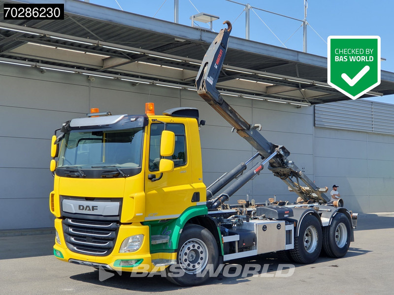 DAF CF 450 CF 6X2 HIAB 20ZL53 Hooklift LiftAxle Automatic 20 Tonnes ACC Euro 6 - Pacēlājs ar āķi: foto 1 DAF CF 450 CF 6X2 HIAB 20ZL53 Hooklift LiftAxle Automatic 20 Tonnes ACC Euro 6 - Pacēlājs ar āķi: foto 1