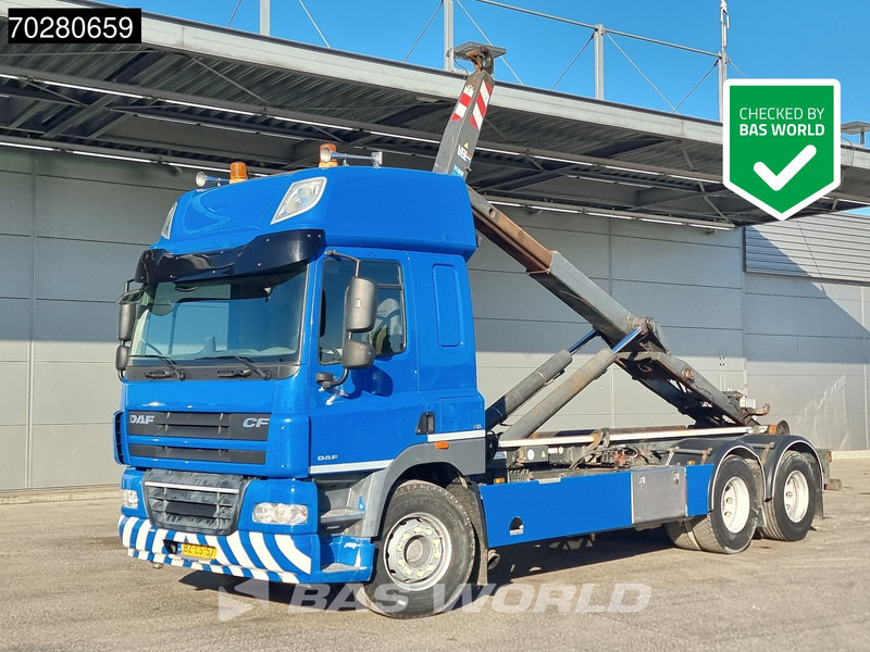 DAF CF 460 6X2 NL-Truck 21tons VDL S-21-6400 hooklift Automatic Euro 5 - Pacēlājs ar āķi: foto 1 DAF CF 460 6X2 NL-Truck 21tons VDL S-21-6400 hooklift Automatic Euro 5 - Pacēlājs ar āķi: foto 1
