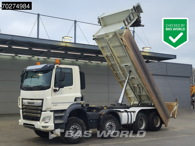 DAF CF 480 8X4 14m3 2-way KH Kipper Big-Axle Steelsuspension Euro 6 - Kravas automašīna pašizgāzējs: foto 1 DAF CF 480 8X4 14m3 2-way KH Kipper Big-Axle Steelsuspension Euro 6 - Kravas automašīna pašizgāzējs: foto 1