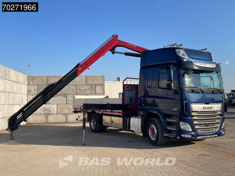 DAF CF 530 4X2 HMF 1820-RC Kran Crane Retarder Space cab Euro 6 - Bortu kravas automašīna/ Platforma, Kravas auto ar manipulatoru: foto 5 DAF CF 530 4X2 HMF 1820-RC Kran Crane Retarder Space cab Euro 6 - Bortu kravas automašīna/ Platforma, Kravas auto ar manipulatoru: foto 5