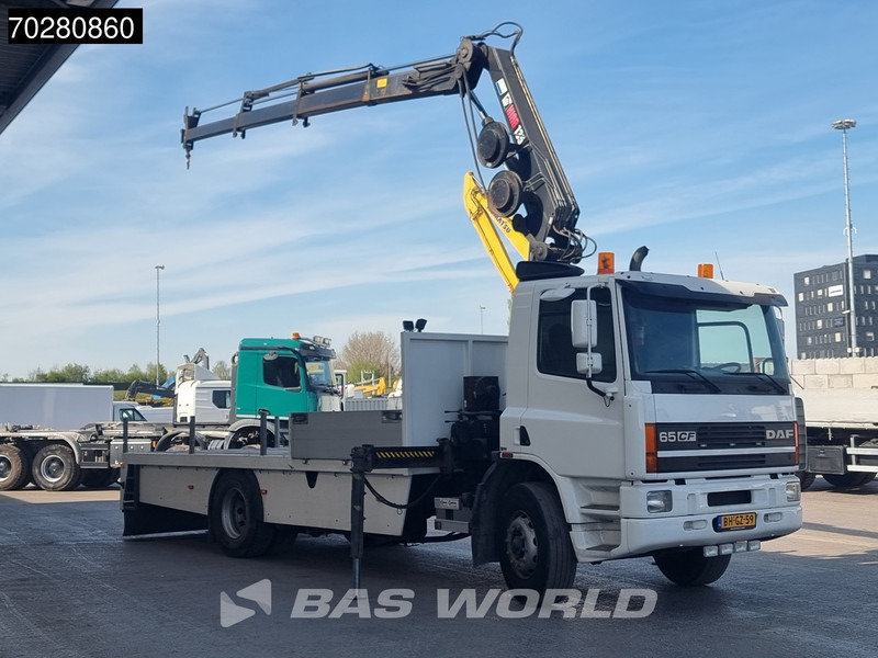 DAF CF65. 220 4X2 NL-Truck Hiab 135-3 Kran Crane Remote Euro 2 - Bortu kravas automašīna/ Platforma, Kravas auto ar manipulatoru: foto 2 DAF CF65. 220 4X2 NL-Truck Hiab 135-3 Kran Crane Remote Euro 2 - Bortu kravas automašīna/ Platforma, Kravas auto ar manipulatoru: foto 2