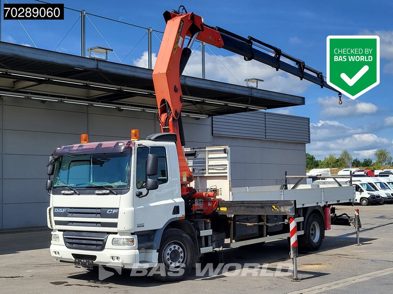 DAF CF75.310 4X2 Palfinger PK 32080 Euro 4 - Bortu kravas automašīna/ Platforma, Kravas auto ar manipulatoru: foto 1 DAF CF75.310 4X2 Palfinger PK 32080 Euro 4 - Bortu kravas automašīna/ Platforma, Kravas auto ar manipulatoru: foto 1