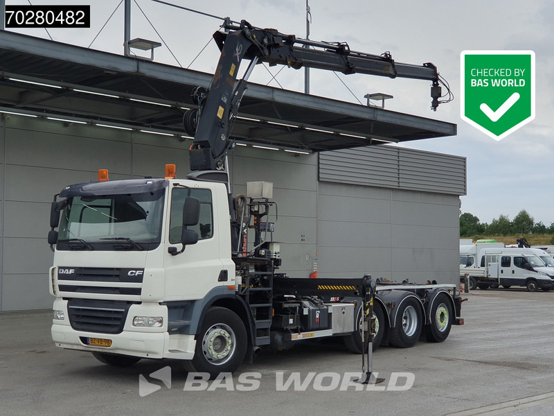 DAF CF85.360 8X2 NL-Truck Hiab 211 E-3 Hipro Kran 21tons Multilift Lift+steering Euro 5 - Pacēlājs ar āķi, Kravas auto ar manipulatoru: foto 1 DAF CF85.360 8X2 NL-Truck Hiab 211 E-3 Hipro Kran 21tons Multilift Lift+steering Euro 5 - Pacēlājs ar āķi, Kravas auto ar manipulatoru: foto 1